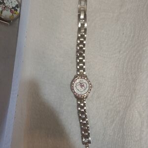 Elegant Silver and Pink Women's Watch